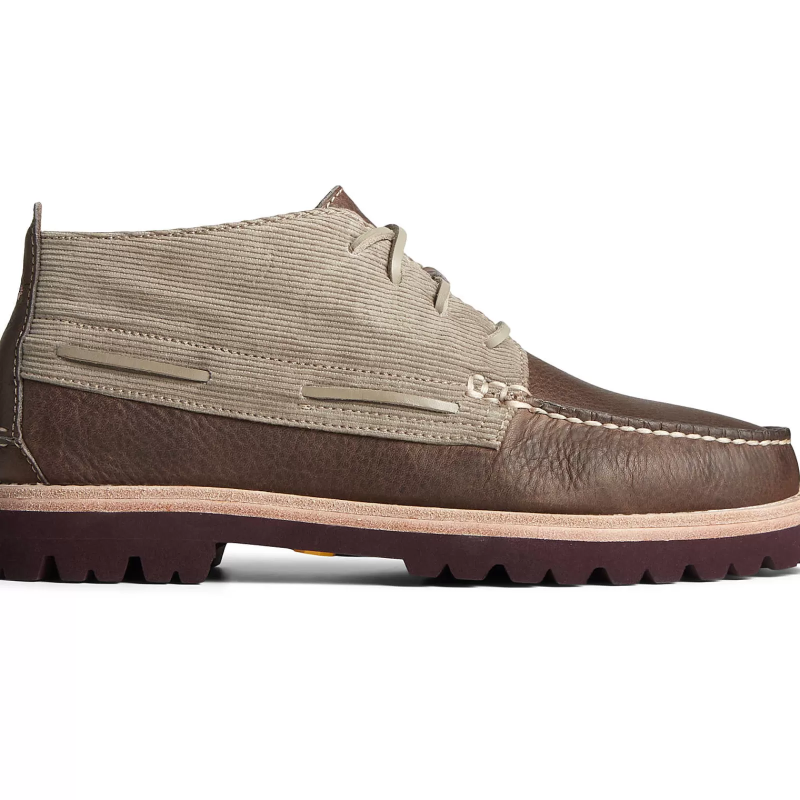 Sperry Men's Authentic Original™ Chukka Corduroy Boot Taupe Cheap