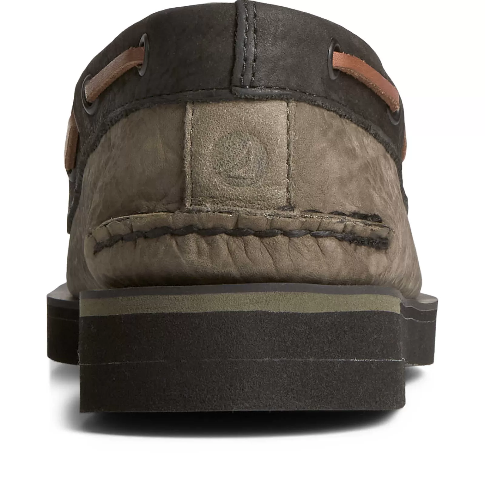 Sperry Men's Authentic Original™ PLUSHWAVE™ Double Sole Tumbled Boat Shoe Olive Shop