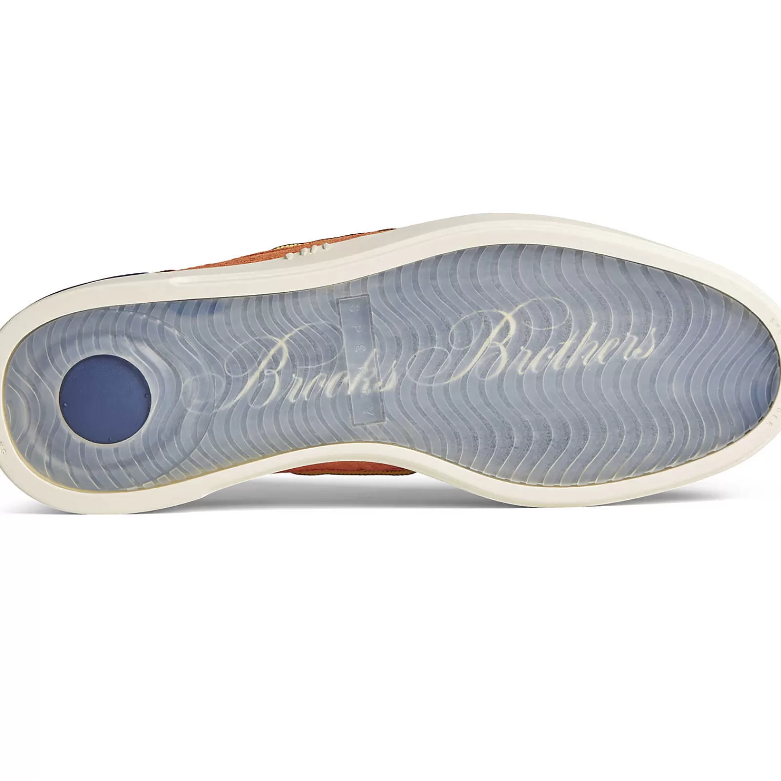 Sperry Men's x Brooks Brothers Authentic Original™ 3-Eye Cup Boat Shoe Orange Outlet
