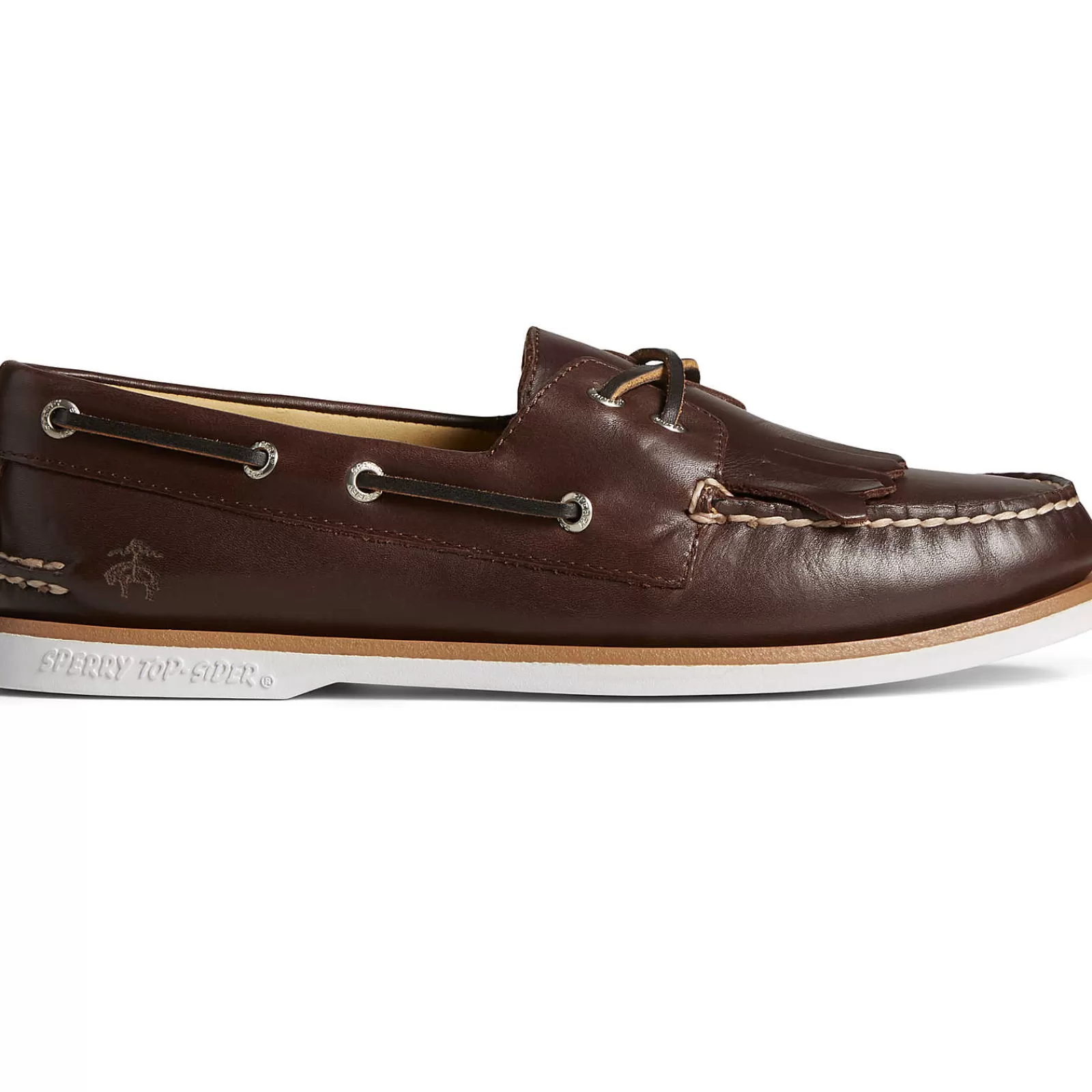 Sperry Men's x Brooks Brothers Authentic Original™ Kiltie Boat Shoe Classic Brown Outlet