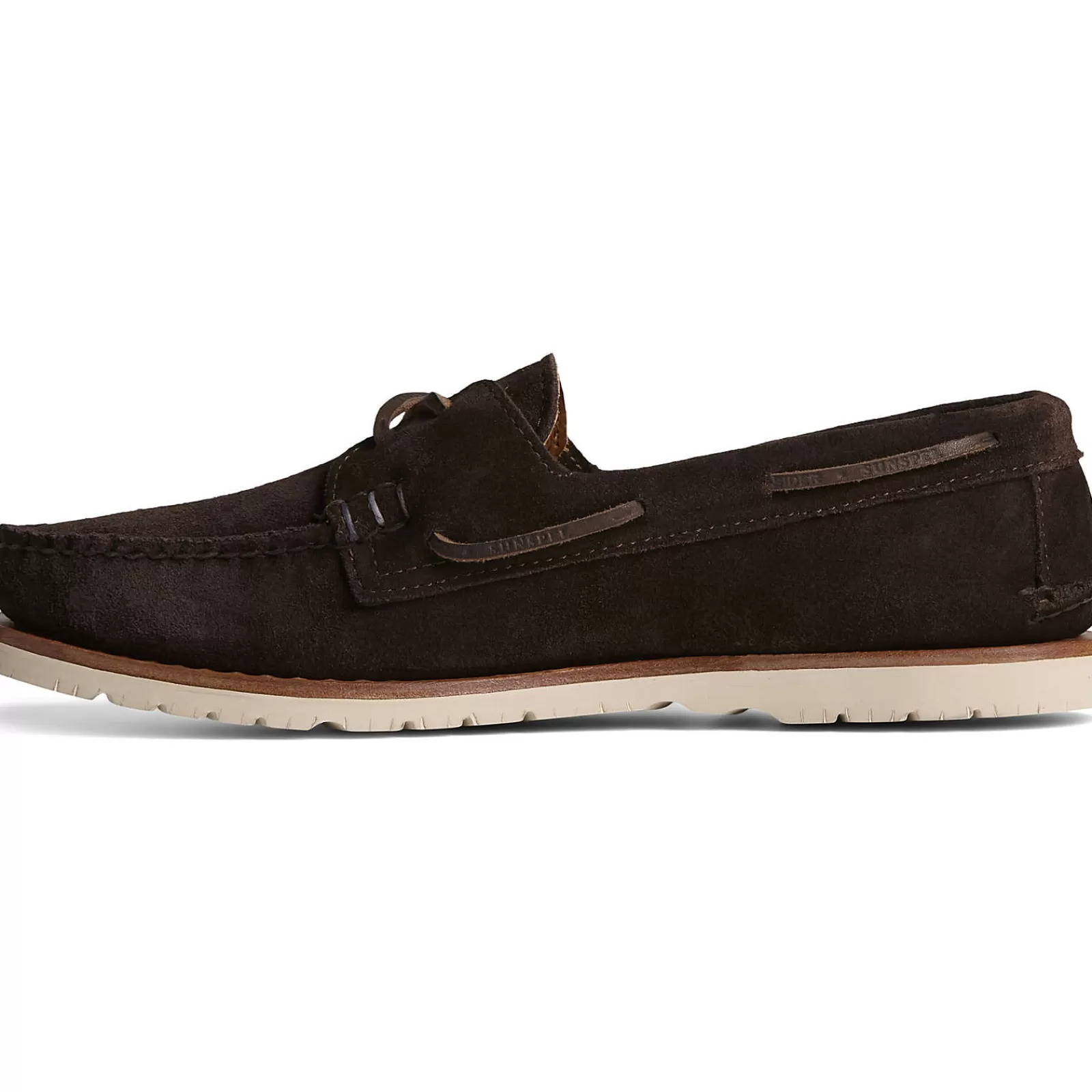 Sperry Men's x Sunspel Authentic Original™ Suede Boat Shoe Ameretto Clearance