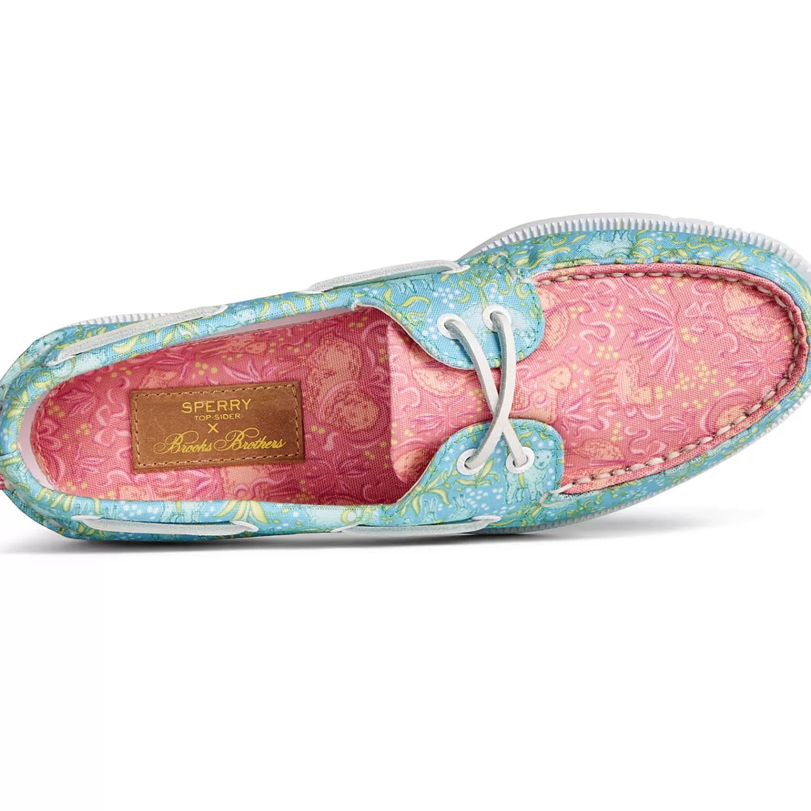 Sperry Women's x Brooks Brothers Authentic Original™ Boat Shoe Pink Multi Cheap